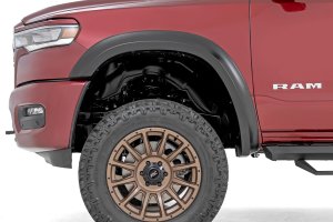 Ram 1500 Fender Flares - Rough Country - Sport - PSC Billet Silver - 2025+